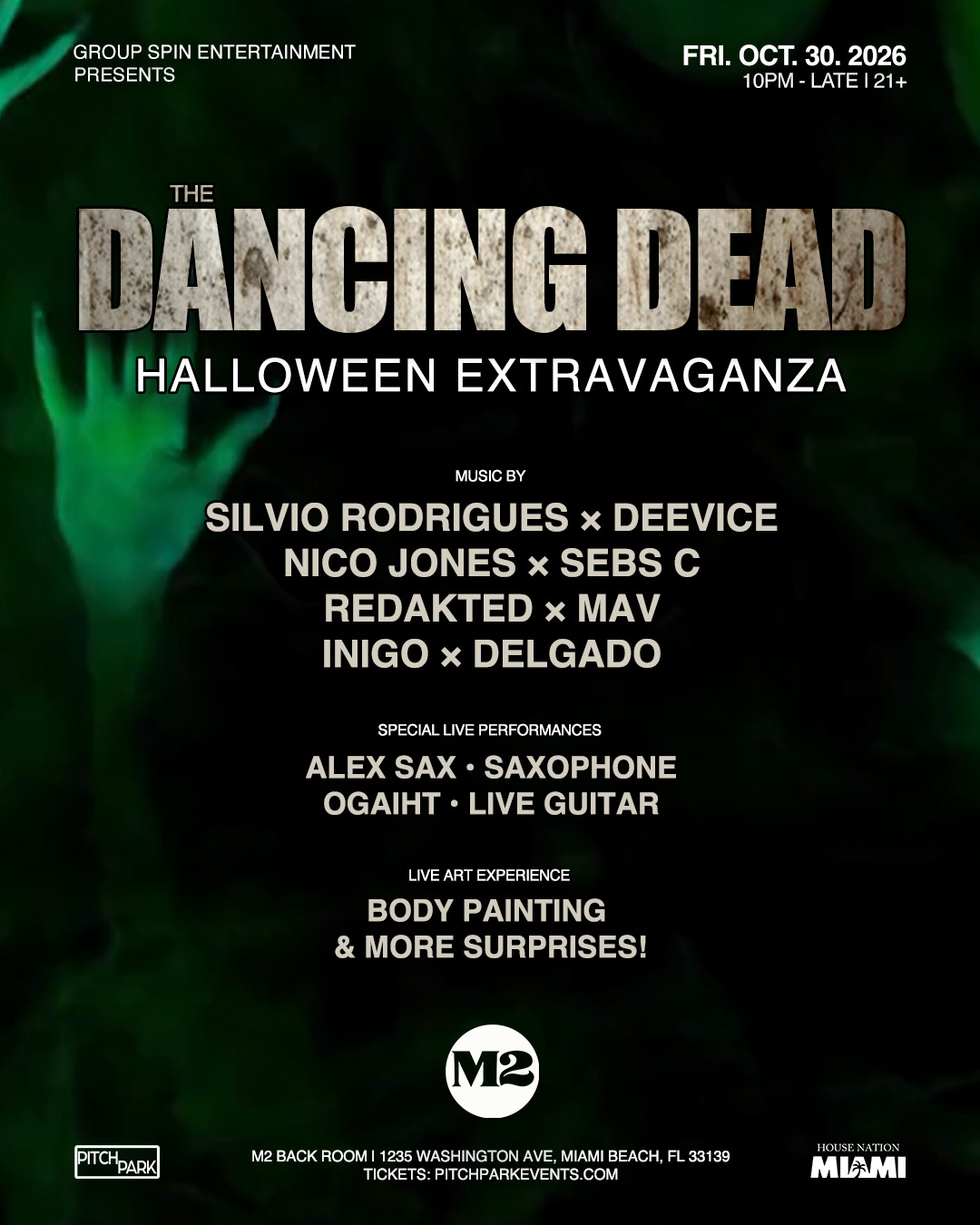 THE DANCING DEAD: Halloween Extravaganza